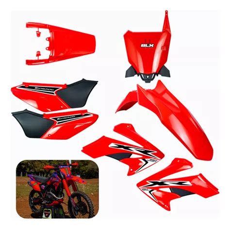 Kit Plástico Carenagem Amx Roupa Tornado Xr 250 Number