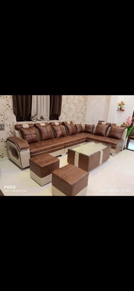 Seater Rexin L Shape Sofa Set At Rs Set In Bareilly Id