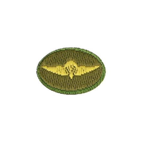 Patch Brevet Parachutiste Olive Drab Machinegun