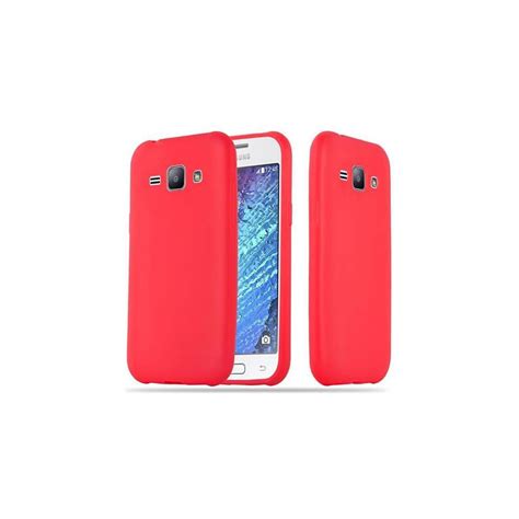 Skal Samsung Galaxy J1 2015 Fodral Case Röd Elgiganten