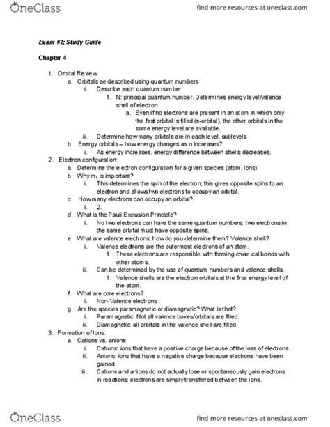 CHEM 120A Study Guide Fall 2016 Midterm Single Bond Sulfur