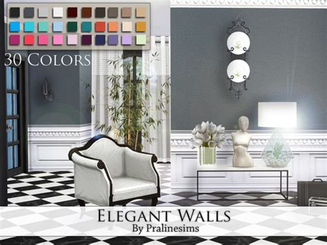 Sims 4 CC's - The Best: Walls by Pralinesims