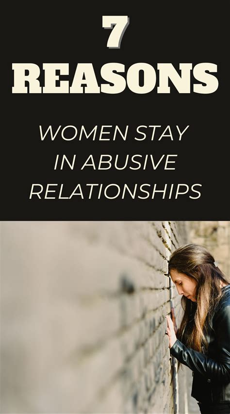 Why Do Women Stay In Abusive Relationships Updated 2021