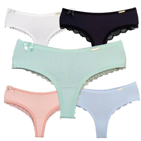 Kit Calcinha Cibele Poliamida Costas Renda La O Qualidade Lingerie Sexy Feminina Fundo Algod O