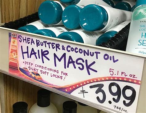 Trader Joes Shea Butter And Coconut Oil Hair Mask Trader Joes Rants And Raves Mostly Raves A