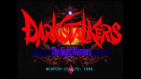 4k Darkstalkers The Night Warriors Intro Youtube