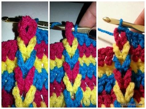 Step By Step Jacobs Ladder Crochet Tutorial Video Photos And More