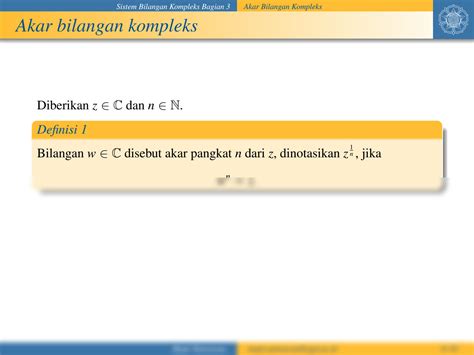 Solution Sistem Bilangan Kompleks Part 3 Studypool