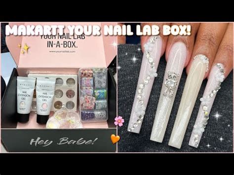 MAKARTT APRIL YOUR NAIL LAB BOX UNBOXING SPRING DECOR AND CHARMS