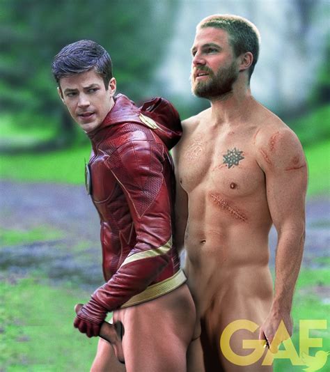 Post 4299314 Arrow Arrowverse Barryallen Dc Fakes Flash Grantgustin Greenarrow Oliverqueen