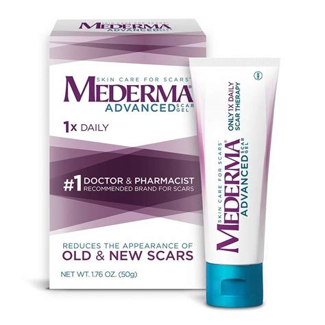 Mederma Advanced 50mg Scar Gel 176 Oz