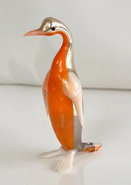 Antique German Perfume Bottle Mercury Glass Hand Blown Penguin Bimini