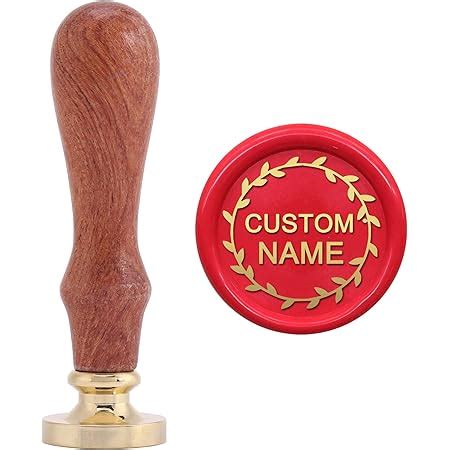 Mogoko Customized Initial Signet Wax Seal Stamp Personalized Letter