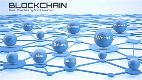 Blockchain Network Presentation Template Prezibase