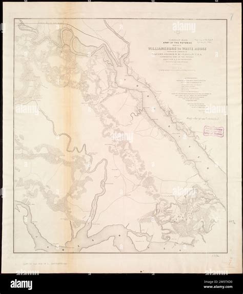 Campaign Maps Army Of The Potomac Map No 2 Williamsburg To White