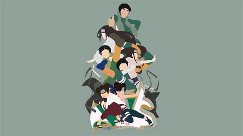 Team Guy Naruto Naruto Shippuden Rock Lee Naruto Lee Naruto