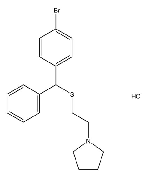 1 2 4 Bromophenyl Phenyl Methyl Sulfanyl Ethyl Pyrrolidine