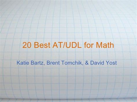 20 Best Assistive Technology And Universal Design Tools For Math Classroom