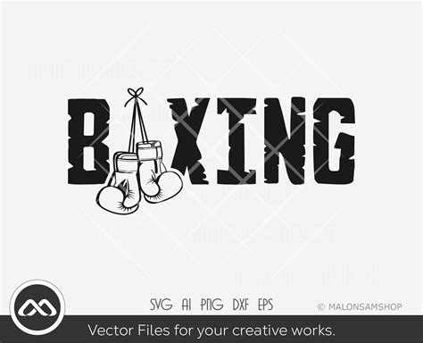 Boxing SVG Logo Boxing Svg Boxing Gloves Svg Boxer Svg Etsy Svg