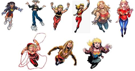 The Comic Book Hero Cassandra Sandsmarks Wonder Girl Costume History