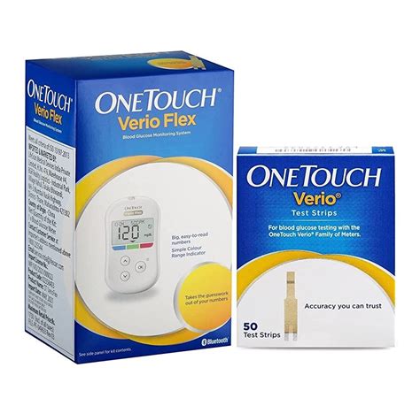 Onetouch Verio Flex Blood Glucose Monitor Combo Pack 10 Lancets1