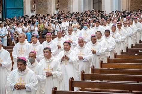 Catholic Bishops During Mass At The Cathedral Parish Of Saint John The