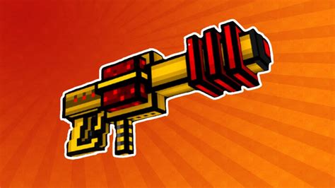 Pixel Gun D Golden Laser Cannon Review Youtube