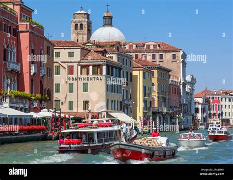 Venice Venice Province Veneto Region Italy Typical Scene On The