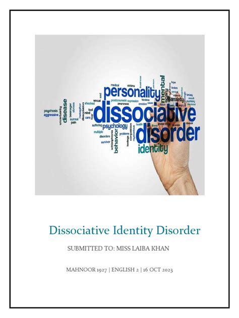 Dissociative Identity Disorder2 | PDF | Mental Disorder | Dissociation ...