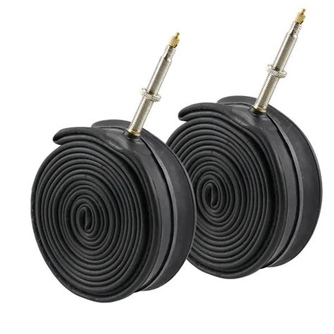 2 Pack 700x35 43c Road Bike Replacement Inner Tubes Presta Valve For