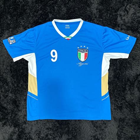 Italy Soccer Jersey Blue Italy Italia Soccer Depop