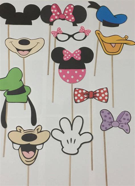 Mickey Mouse Clubhouse Photo Booth Props Mickey Mouse Birthday Party