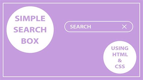 How To Create The Simple Search Box Using Html And Css Css Search Box