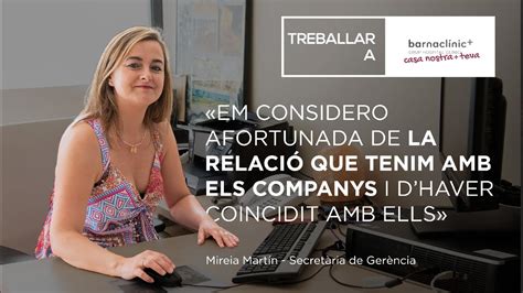 Mireia Martin Treballar a barnaclínic és una part molt important de