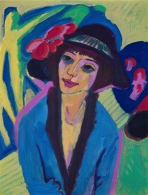 Bildnis Gerda Um Von Ernst Ludwig Kirchner Kunstdruck