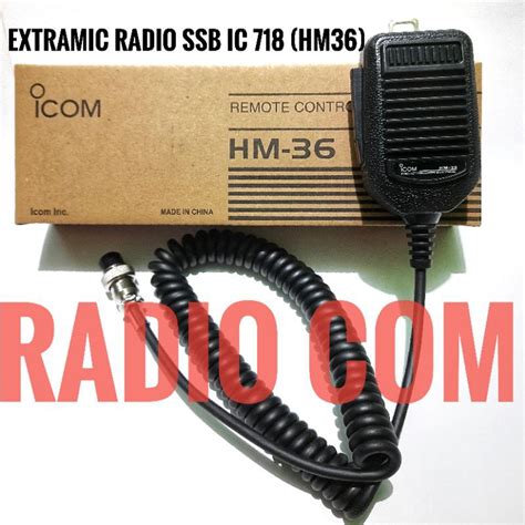 Jual EXTRAMIC RADIO RIG ICOM IC 718 MIC RADIO SSB ICOM 718 MIC ICOM