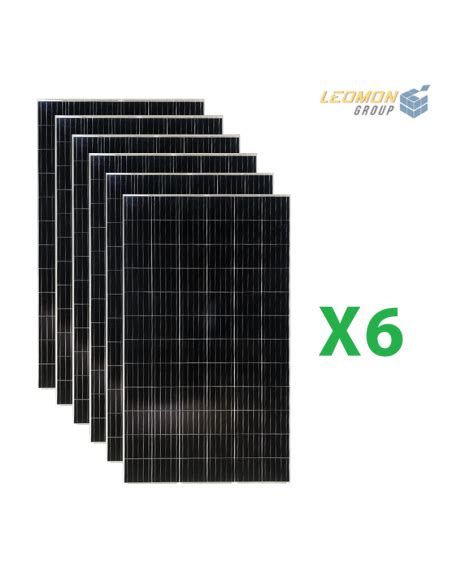 Pack 6 Paneles Fotovoltaicos 400 Watts Monocristalino 82 C Certificado