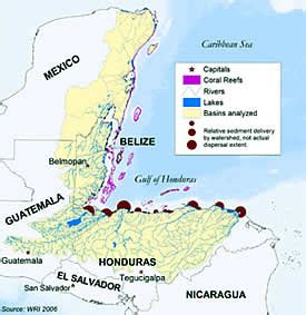 Mesoamerican Barrier Reef System Map