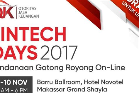 Dukung Pertumbuhan Fintech OJK Gelar Fintech Days 2017