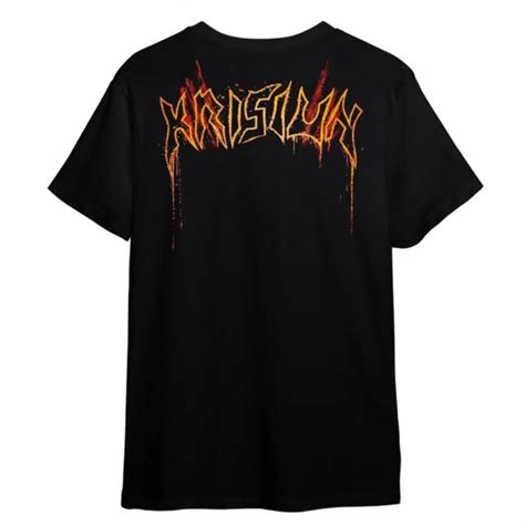 Camiseta Krisiun Legions Fire Consulado Do Rock Back In Black