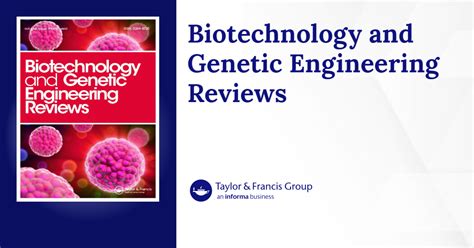 Biotechnology And Genetic Engineering Reviews Vol No