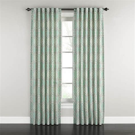 Waverly 84 In Celestial Cotton Back Tab Single Curtain Panel