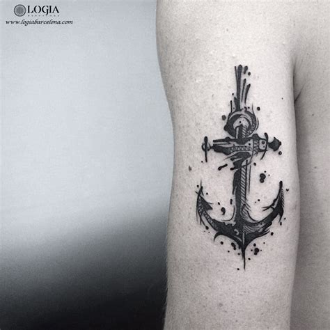 Tatuajes De Anclas Logia Tattoo Barcelona