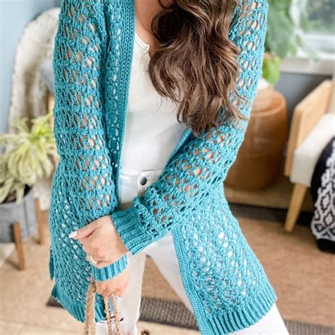 Crochet Pattern Cabot Trail Cardigan Crochet Lace Cardigan Etsy