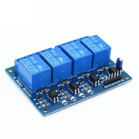 Módulo Relé 4 Canais 5v Para Arduino Instituto Digital