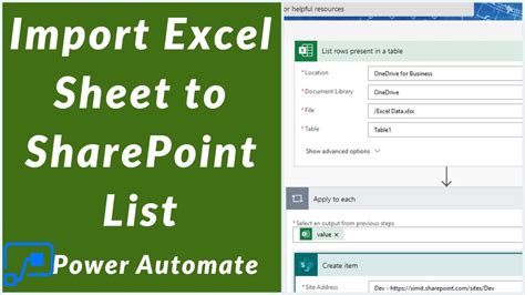 Export Excel Data To Sharepoint List Using Power Automate My Bios