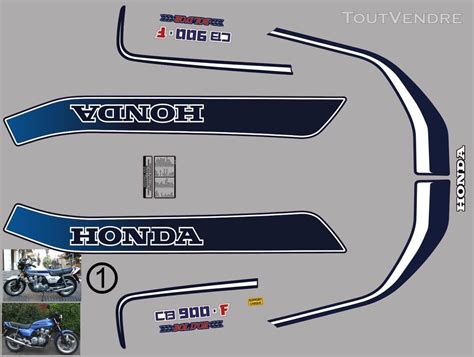 Honda CB 900 F Z Bol DOr SC01 1979 Kit Déco Stickers Beugnies 59216