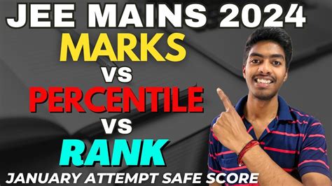 JEE Mains 2024 Marks Vs Percentile Vs Ranks Jee 2024 First Attempt