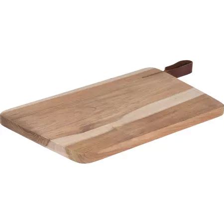 Houten Snijplank Serveerplank Met Leren Hengsel 30 Cm Bestellen