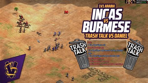 1v1 Arabia Trash Talk Vs Daniel Incas Vs Burmese YouTube